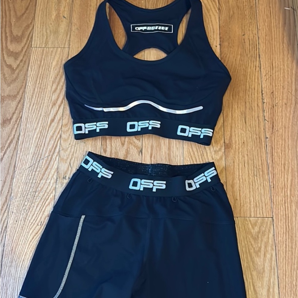 Authentic Off White Two Piece Set Active - image 1